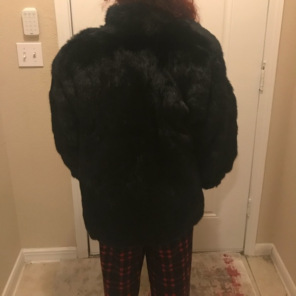 🎉HP🎉 Flawless Rabbit Fur Coat - Picture 5 of 6